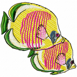 Fishes Embroidery Design 5 Fishes Embroidery Design 5